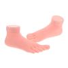 Generic 2-Piece Realistic Beige PVC Nail Practice Model view 1