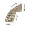MUCKLILY 2-Piece Woven Seagrass Lizard Nest Hammocks, Easy to Clean and Move, for Bearded Dragons, Cats, and Other Pets view 2
