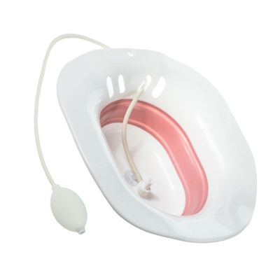 Pink Plastic Sitz Bath for Pregnant Women and Patients