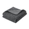 African Net Sponge Exfoliating Shower Towel, Black, 25 x 100 cm view 1