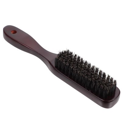 Ciieeo Men's Beard Brush with Wooden Handle and Wild Boar Bristles
