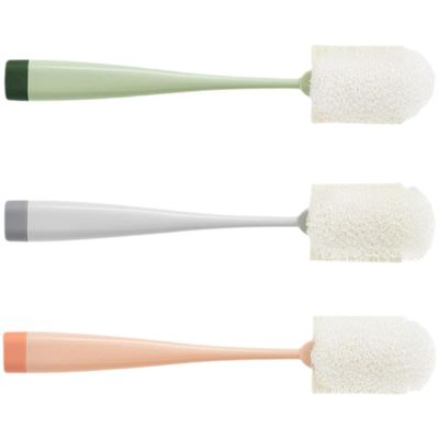 MAJORMENCH Bottle Cleaning Sponge Brushes with Long Handles, 3-Pack