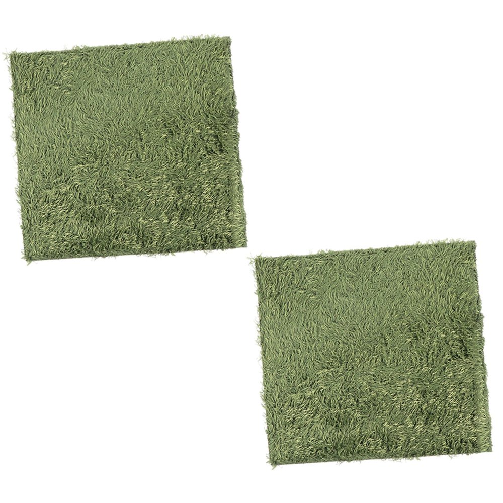 Cabilock Artificial Moss Mats, Cotton, Breathable, Green, for Reptiles