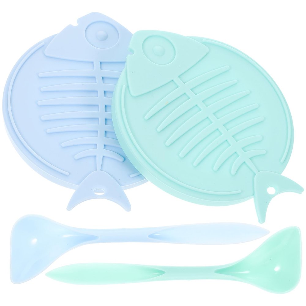 SOLUSTRE Silicone Can Lids - 4 Pack for Pet Food