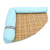 Portable, Breathable Canvas Cooling Mat, Removable and Washable, Triangular, for Dogs and Cats, Blue view 3