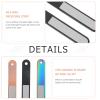 MAJORMENCH 6-Piece Stainless Steel Nail File Set for Shaping and Polishing Acrylic Nails view 3