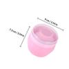 Baby Powder Puff Containers, 2-Piece Set, Large PP Container with Plush Puff view 2