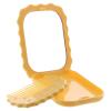 MAGICLULU Portable Plastic and Glass Makeup Mirror with Comb view 1