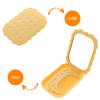 MAGICLULU Portable Plastic and Glass Makeup Mirror with Comb view 3