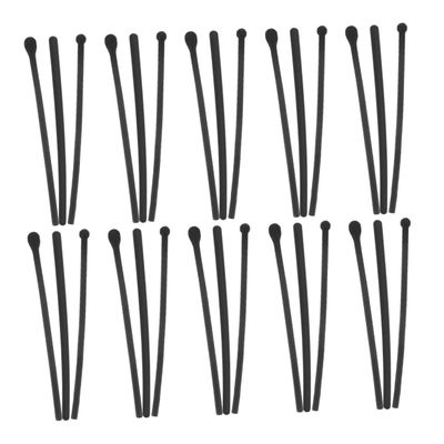 DOITOOL 15 Pairs Soft Silicone Eyeglass Temple Tips with Round Holes