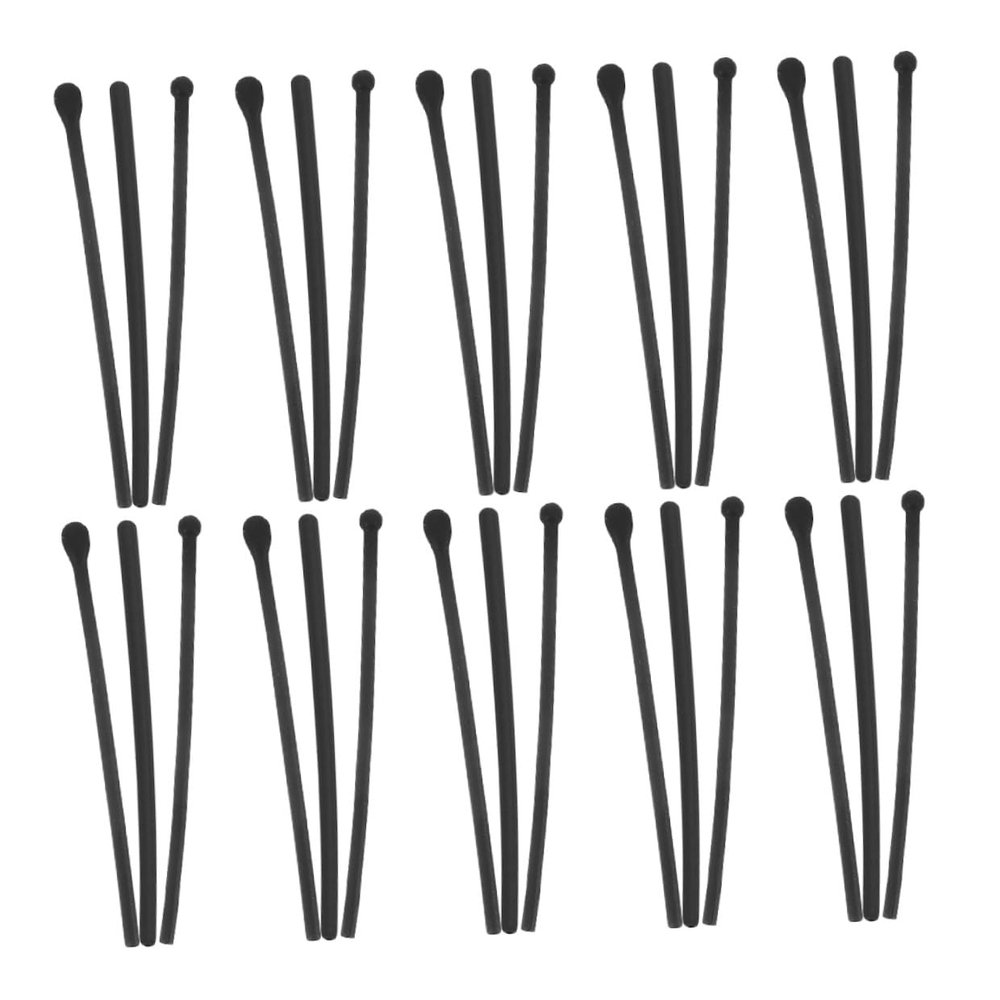DOITOOL 15 Pairs Soft Silicone Eyeglass Temple Tips with Round Holes
