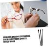 DOITOOL 15 Pairs Soft Silicone Eyeglass Temple Tips with Round Holes view 3