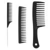 MAGICLULU 3-Pack Plastic Anti-Static Wide-Tooth Massage Combs view 1