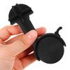 STOBAZA Cat Cage Caster Wheels, Universally Compatible and Easily Adjustable, 6-Piece Set, Iron and Plastic, Black view 4