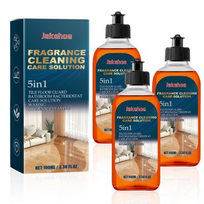 3-Pack 5-in-1 Floor Cleaner Concentrate, 100 mL, Fast-Drying and Scented