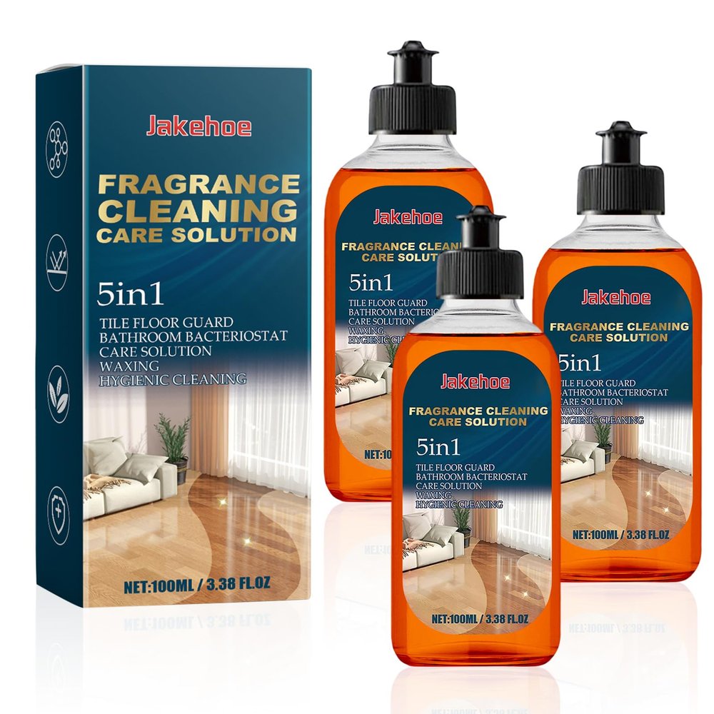 3-Pack 5-in-1 Floor Cleaner Concentrate, 100 mL, Fast-Drying and Scented