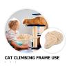 TEHAUX Cat Tree Attachment Hammock with Weight Distribution, 33 cm, Beige view 3