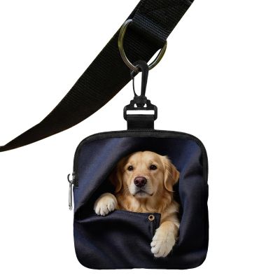 Dog Treat Shoulder Bag, Hands-Free Treat Pouch
