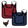BOYANDM 3-Piece Adjustable Chicken Saddles, Oxford Fabric view 2