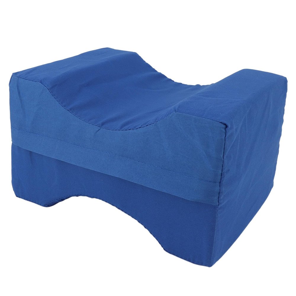 Cloimei Memory Foam Knee Pillow for Leg Support and Relief for Side Sleepers, Hip and Back Alignment, 25 x 20 x 14 cm, Washable Cover