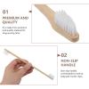 ULTECHNOVO 2-Pack Bamboo Toothbrushes for Dogs and Cats, Double-Sided, White view 3