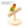 BONKZEBU Natural Wood Bird Playground and Portable Training Stand view 2