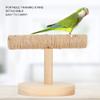 BONKZEBU Natural Wood Bird Playground and Portable Training Stand view 3
