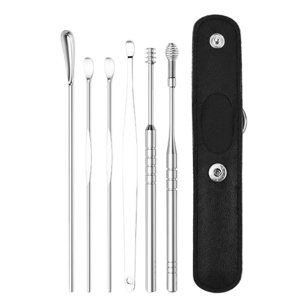 Dog Ear Cleaning Set, Stainless Steel Spiral Ear Cleaning Tool