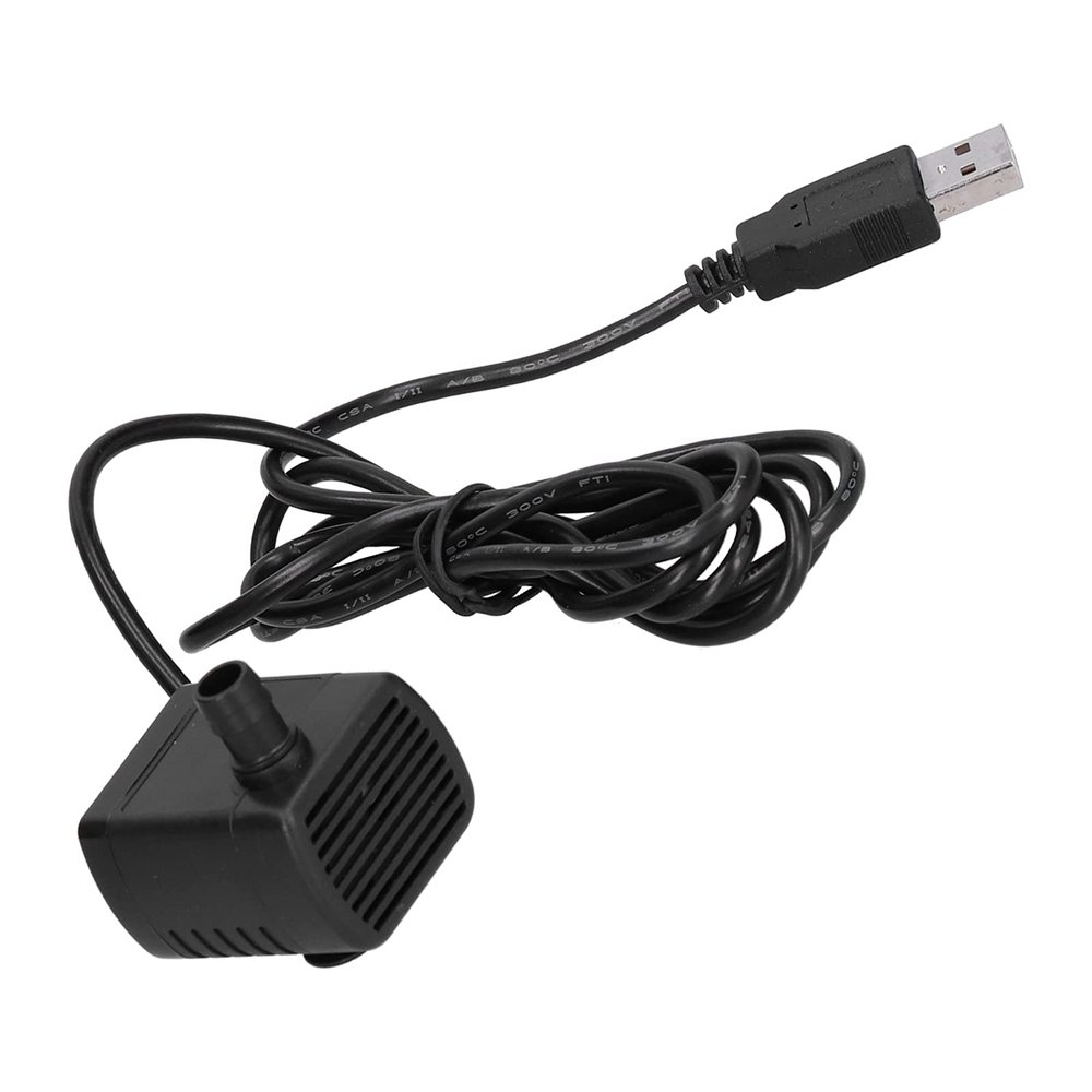 Aolidsive USB Mini Water Pump, 120 L/h, for Aquariums and Small Water Features