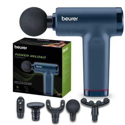 Beurer PowerReload Compact Massage Gun for Trigger Point Massage