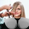MOBUTOFU Silicone Haircut Mat with Hair-Catching Collar, Waterproof, Gray view 3