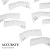 MOBUTOFU 5-Pair Eyebrow Mapping Tool Set with Transparent Stencils view 3