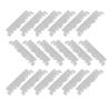 TIDTALEO 100-Piece Stainless Steel Razor Blades for Men view 1