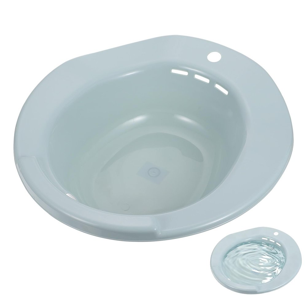 Housoutil BPA-Free Sitz Bath for Toilet, for Postpartum Care and Hemorrhoids