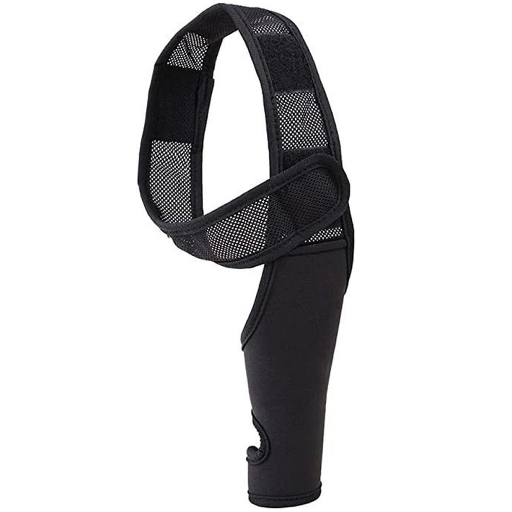 Adjustable, Breathable Dog Leg Brace for Injured Legs, Black
