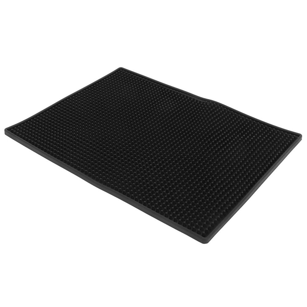 Anti-Slip Storage Mat for Hair Salons, PVC, Black