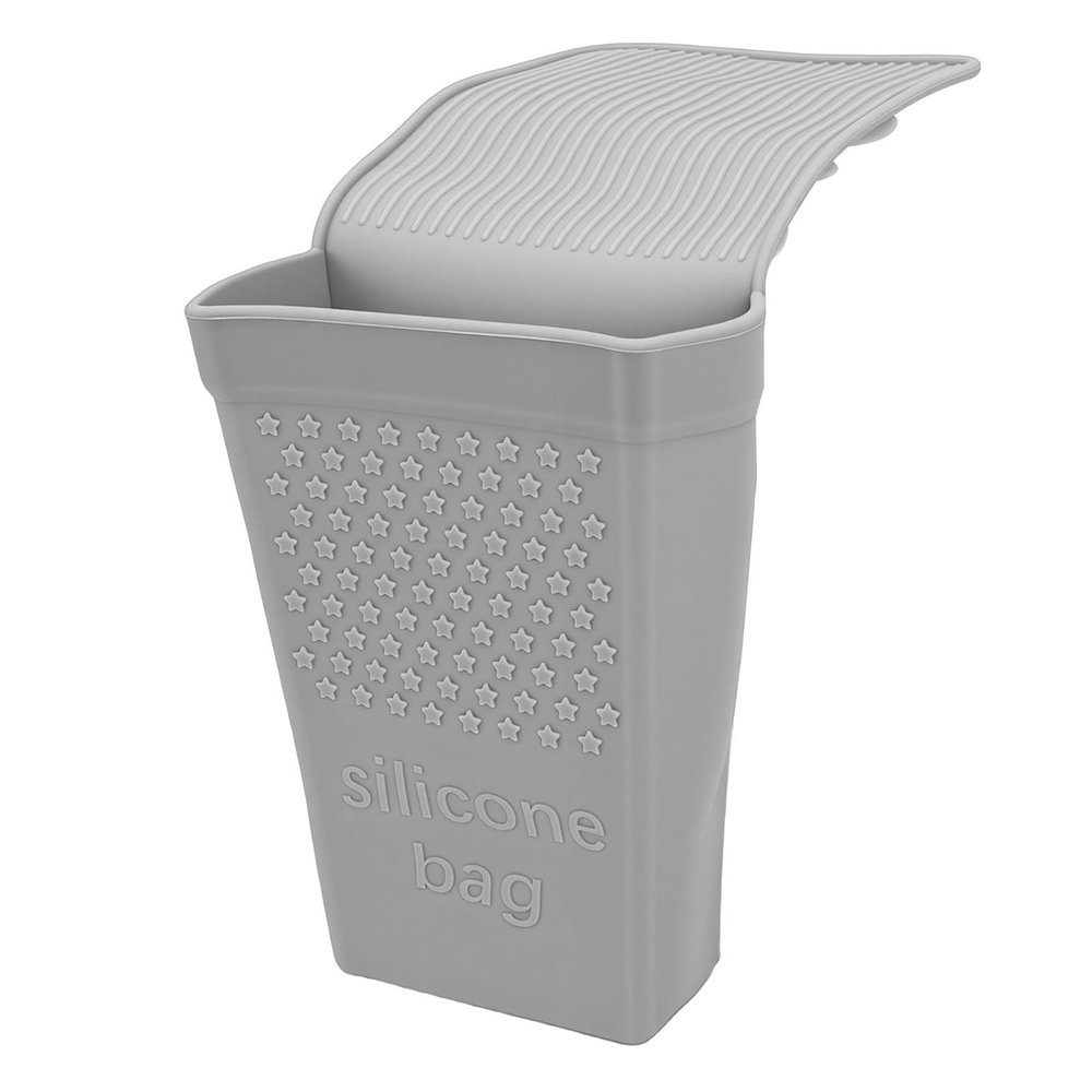 Cosiki Silicone Flat Iron Holder, Heat Tool Organizer, Gray