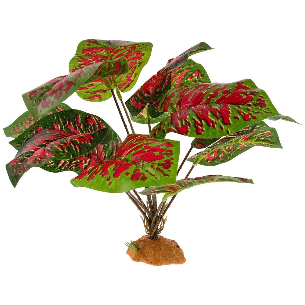 HOOWIFFY Artificial Reptile Plant with Vibrant Colors
