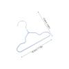 HOOWIFFY Non-Slip Hangers, Space-Saving and Lightweight, Metal and Plastic, 20-Pack view 2