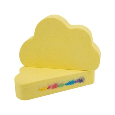 Cloud-Shaped Bath Salt Bubble Balls