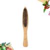 SOLUSTRE 2-Pack Beard Brushes for Men with Long Bamboo Handles view 4