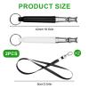 SRLWMYI 2-Pack Silent Dog Whistle view 2