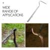 BESTYASH Extendable Stainless Steel Snake Hook for Reptiles, Silver view 3