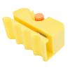 Spacnana Cat Scratcher Cardboard Cutter, Ergonomic Tool for DIY Cardboard Strips (Yellow) view 3