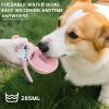 Portable Dog Water Bottle with Collapsible Bowl, 285 ml view 4