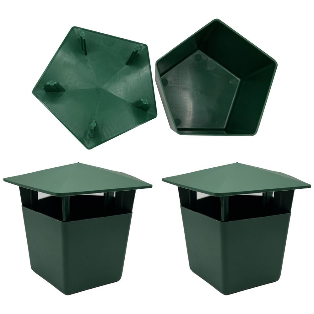 Snail Trap - Green ABS, 12 cm, Reusable Beer Trap