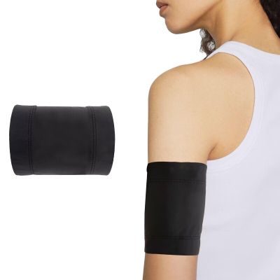 Diabetic Sensor Armband for Omnipod, Dexcom & FreeStyle Libre Monitoring Systems, Sports Protection, Replacement Adhesive Patch, Black, L