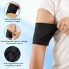 Diabetic Sensor Armband for Omnipod, Dexcom & FreeStyle Libre Monitoring Systems, Sports Protection, Replacement Adhesive Patch, Black, L view 3