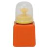 Empty Baby-Bottle-Shaped Toner Dispenser, 120 mL, Orange view 1