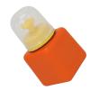 Empty Baby-Bottle-Shaped Toner Dispenser, 120 mL, Orange view 3